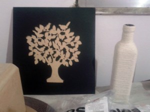 Ornamentação feita por Carolina