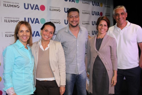 Vânia Fortuna, Roberta Guimarães, Márcio Formiga, Váleria Coelho e André Emerick 