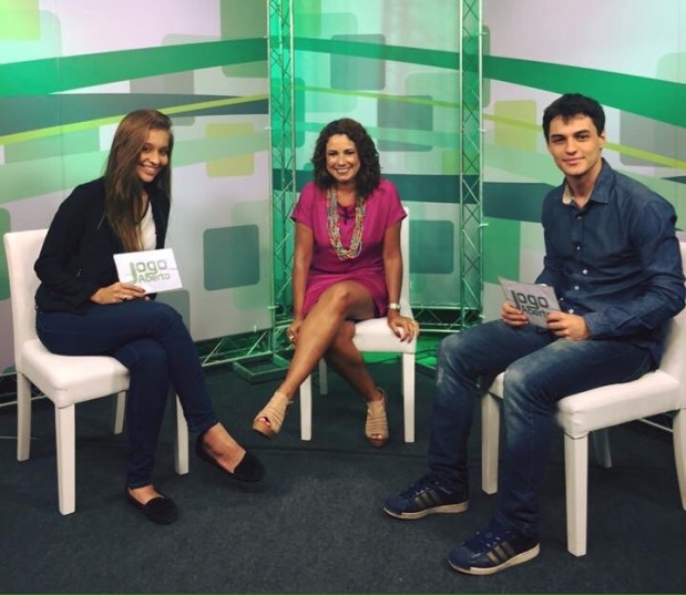 Renata Araújo e apresentadores