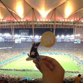 André e a equipe do News procuram levar ao internauta a emoção dos estádios