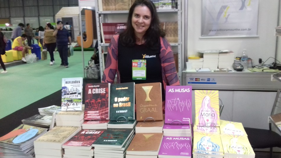 Claudia Mourthé, da editora Mourthé. Foto: Carolina Ewald / AgênciaUVA