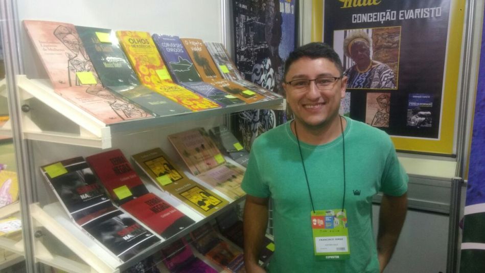 Francisco Jorge, da editora Malê. Foto: Carolina Ewald / AgênciaUVA