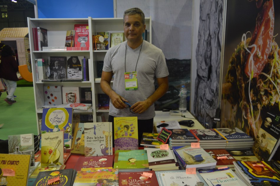 Marcello Carqueija, da editora Pinakotheke. Foto: Andreia Dantas / AgênciaUVA