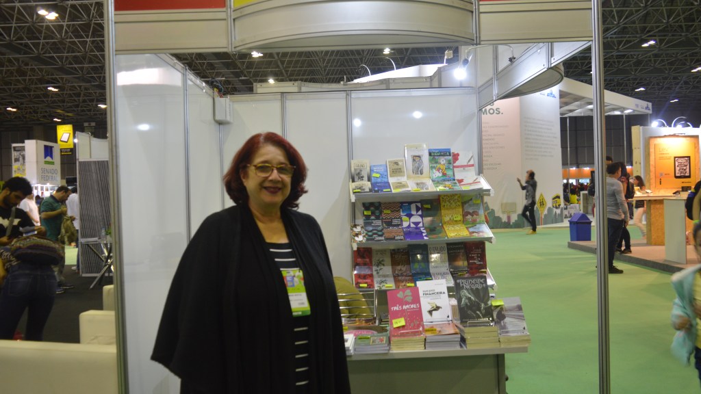 Thereza Christina Motta, da Ibis Libris. Foto: Andreia Dantas / AgênciaUVA