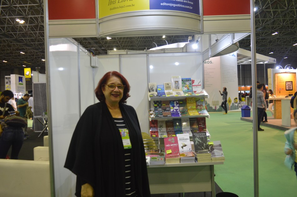 Thereza Christina Motta, da Ibis Libris. Foto: Andreia Dantas / AgênciaUVA