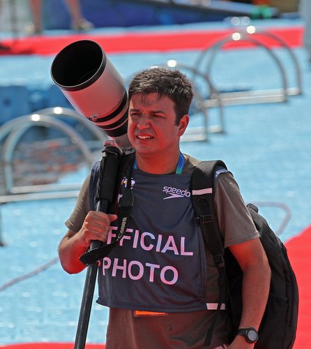 O fotógrafo esportivo Satiro Sodré. Foto: divulgação