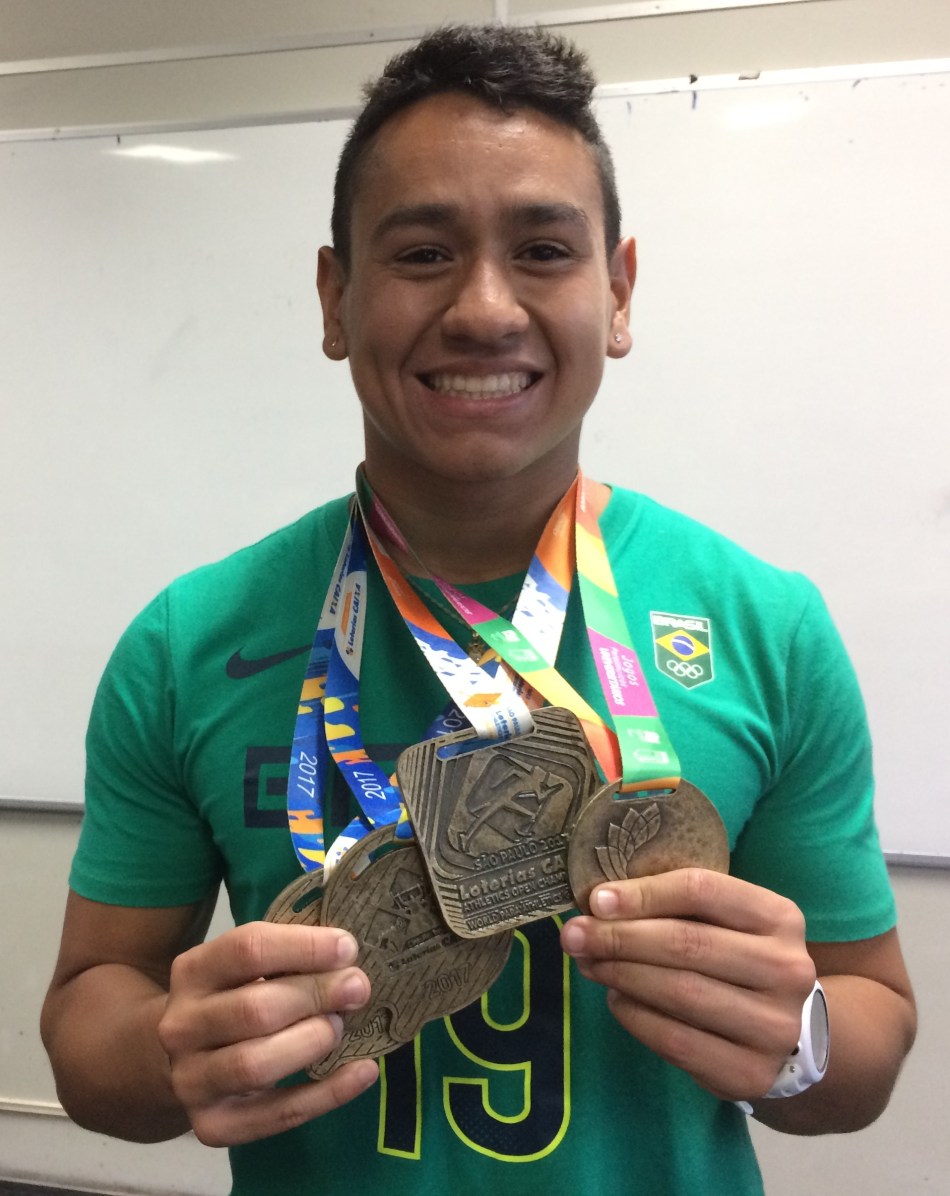 O paratleta Brendow Christian. Foto: Patrícia Sá