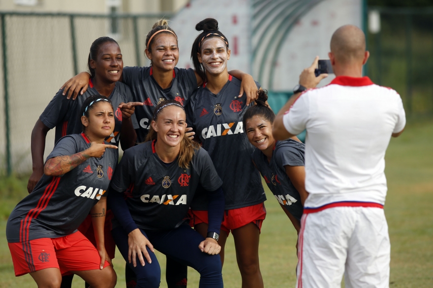 Time de futebol feminino do Flamengo. Foto: Divulgação Flamengo