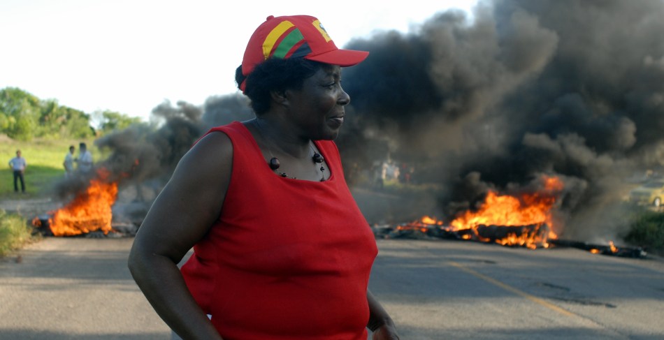 Personagem Quilombola do filme Raça