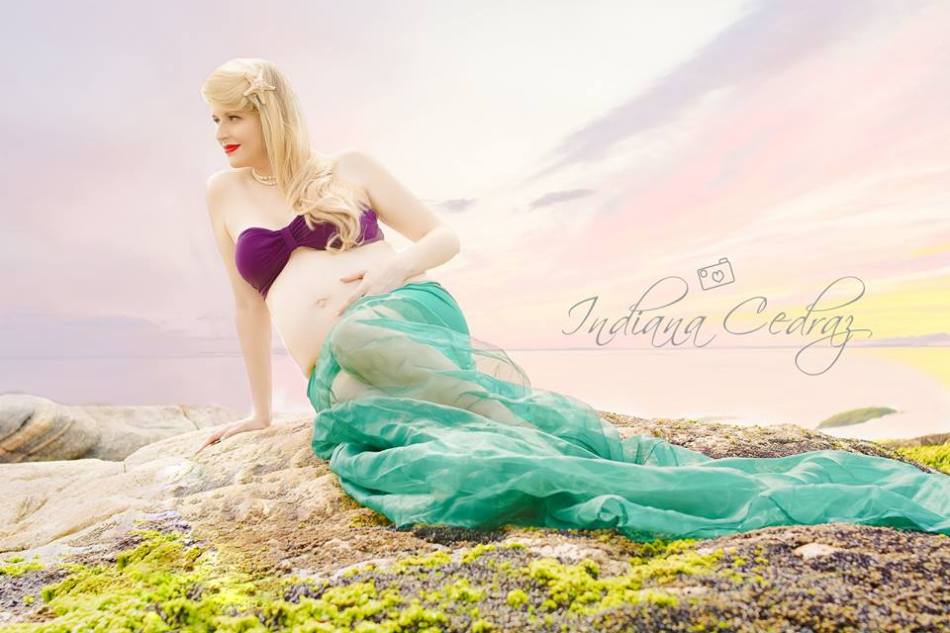 Marianna Lischt com fantasia da princesa favorita, a sereia Ariel. Foto: Indiana Cedraz