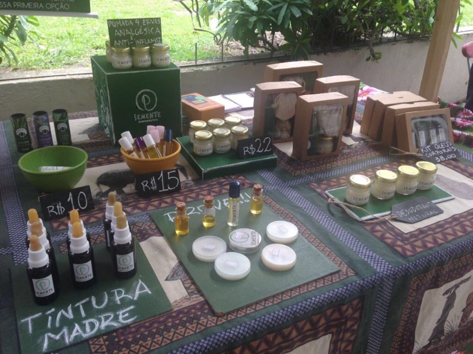 Semente Bioprodutos em feira natural