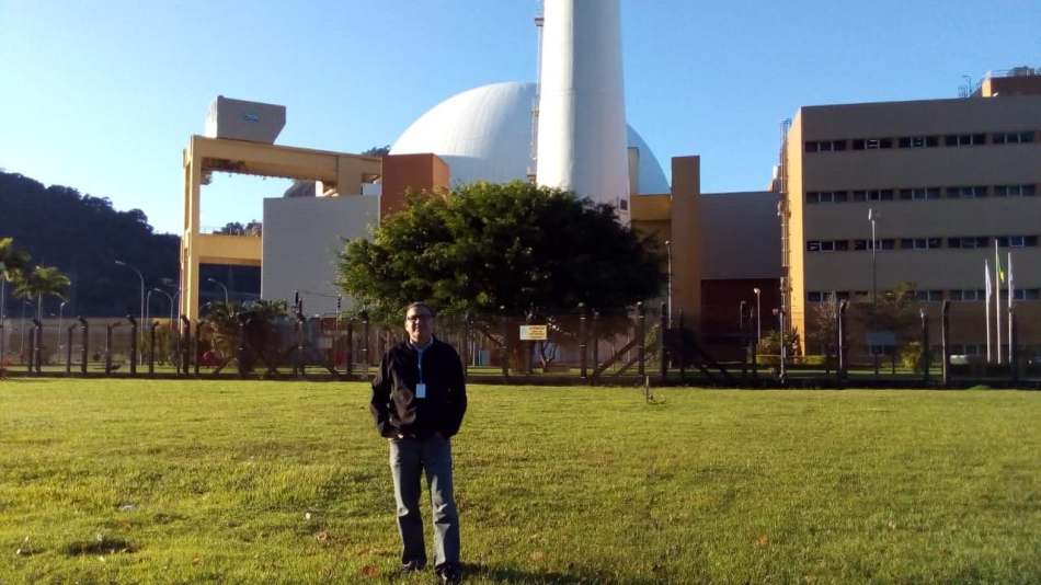 O operador de reator nuclear de Angra 2 Roberto do Nascimento. Foto: Acervo pessoal