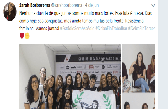 Repercussão da campanha #DeixaElaTrabalhar na rede social. Foto: Reprodução da internet