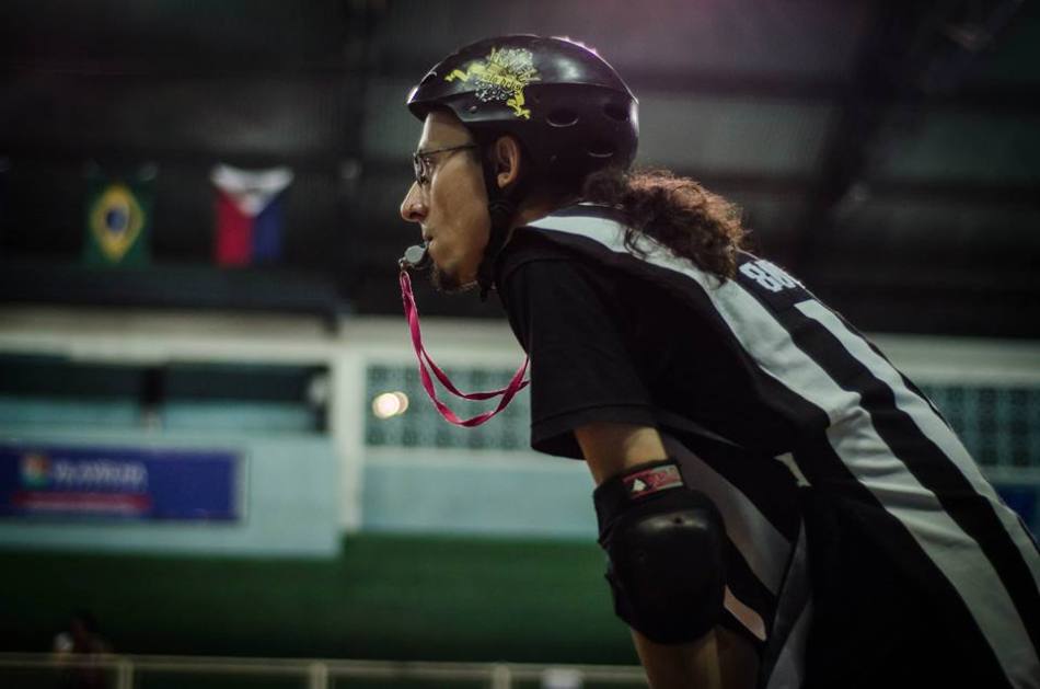 Luiz Prado apitando uma partida em São Paulo - Foto Pri Morales